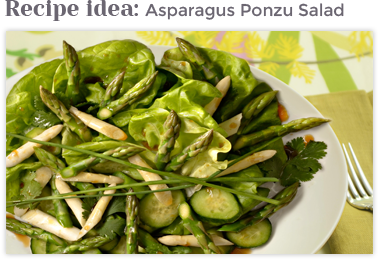 Ponzu Salad with Asparagus